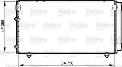 Конденсатор, кондиционер VALEO купить