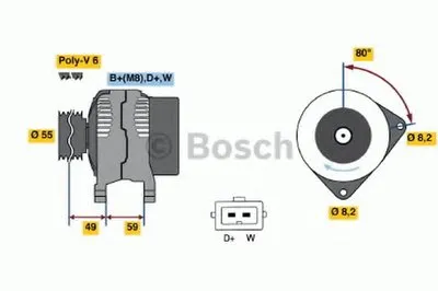 Генератор BOSCH купить