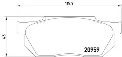 Комплект тормозных колодок, дисковый тормоз MINTEX купить