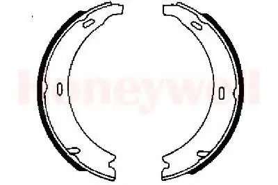 Комплект тормозных колодок, стояночная тормозная система JURID купить