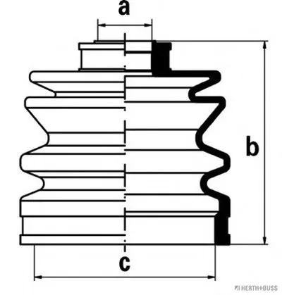 Комплект пылника, приводной вал HERTH+BUSS JAKOPARTS купить