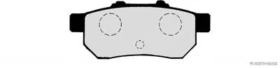 Комплект тормозных колодок, дисковый тормоз HERTH+BUSS JAKOPARTS купить