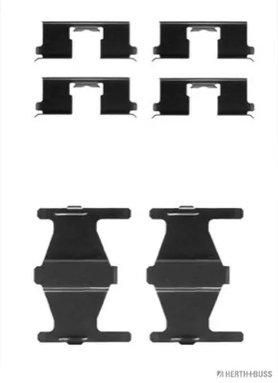 Комплектующие, колодки дискового тормоза HERTH+BUSS JAKOPARTS купить