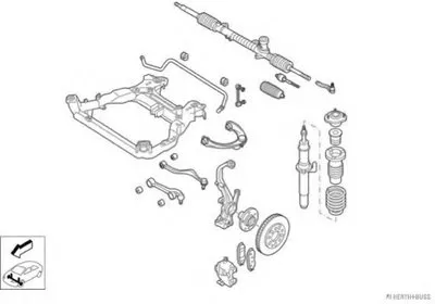 Рулевое управление; Подвеска колеса HERTH+BUSS JAKOPARTS купить