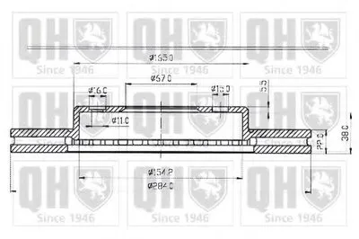 Тормозной диск QUINTON HAZELL купить
