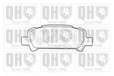 Комплект тормозных колодок, дисковый тормоз QUINTON HAZELL купить