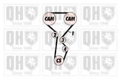 Ремень ГРМ QUINTON HAZELL купить