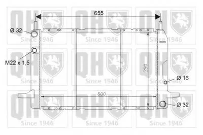 Радиатор, охлаждение двигателя QUINTON HAZELL купить