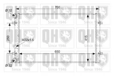 Радиатор, охлаждение двигателя QUINTON HAZELL купить