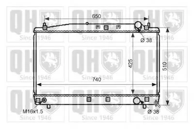 Радиатор, охлаждение двигателя QUINTON HAZELL купить