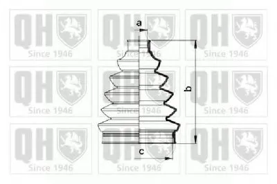 Комплект пылника, приводной вал QUINTON HAZELL купить