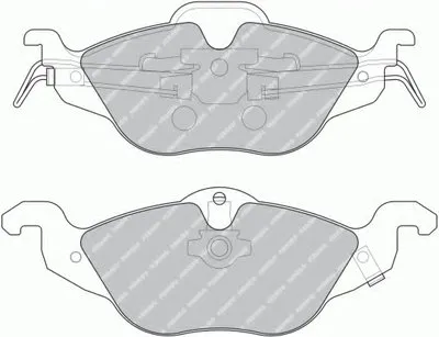 Комплект тормозных колодок, дисковый тормоз PREMIER FERODO купить