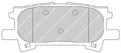 Комплект тормозных колодок, дисковый тормоз PREMIER FERODO купить