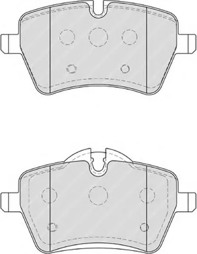 Комплект тормозных колодок, дисковый тормоз PREMIER FERODO купить