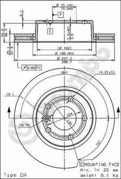 Тормозной диск AP купить