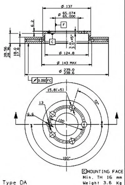Тормозной диск AP купить