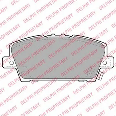 Комплект тормозных колодок, дисковый тормоз DELPHI купить