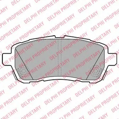 Комплект тормозных колодок, дисковый тормоз DELPHI купить