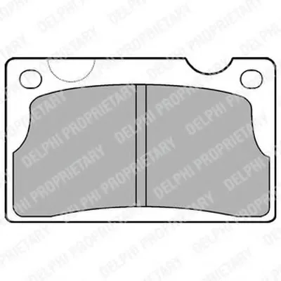 Комплект тормозных колодок, дисковый тормоз DELPHI купить