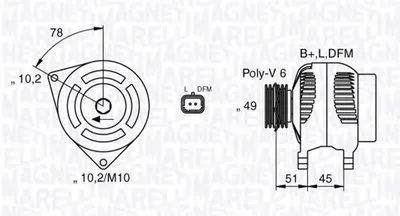 Генератор MAGNETI MARELLI купить