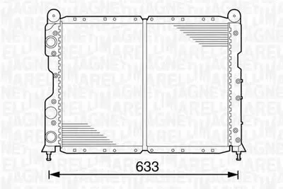 Радиатор, охлаждение двигателя MAGNETI MARELLI купить