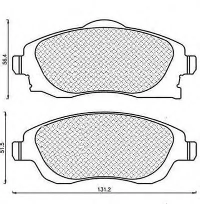 Комплект тормозных колодок, дисковый тормоз MAGNETI MARELLI купить