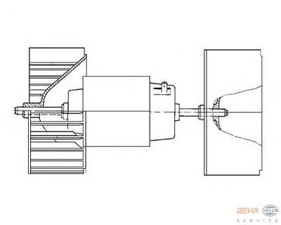 Вентиляция салона BEHR HELLA SERVICE купить