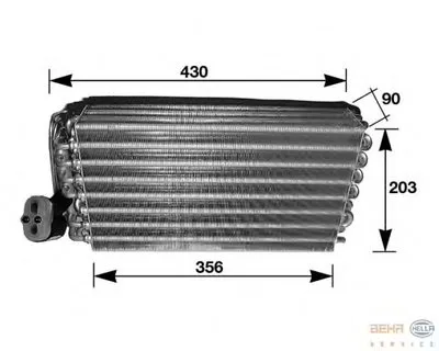 Испаритель, кондиционер BEHR HELLA SERVICE купить