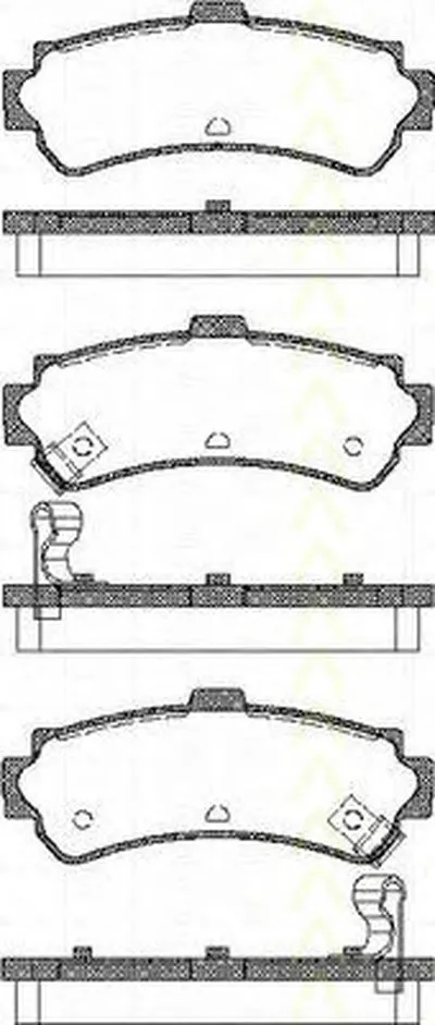 Комплект тормозных колодок, дисковый тормоз TRISCAN купить