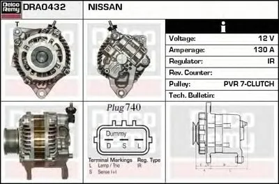 Генератор Remanufactured REMY (Light Duty) DELCO REMY купить