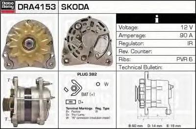 Генератор Remanufactured REMY (Light Duty) DELCO REMY купить