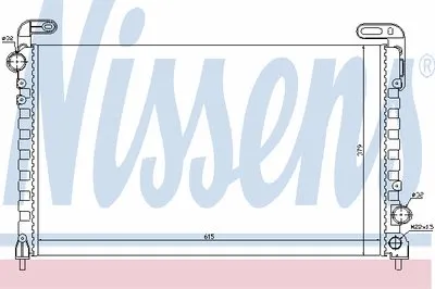 Радиатор, охлаждение двигателя NISSENS купить