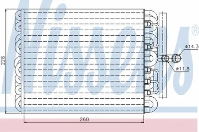 Испаритель, кондиционер NISSENS купить
