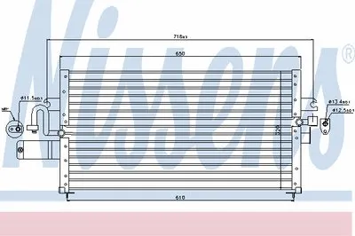 Конденсатор, кондиционер NISSENS купить