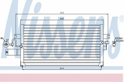 Конденсатор, кондиционер NISSENS купить