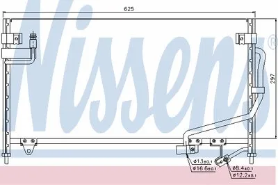 Конденсатор, кондиционер NISSENS купить