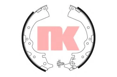 Комплект тормозных колодок NK купить