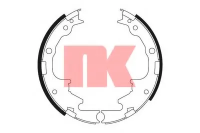 Комплект тормозных колодок NK купить