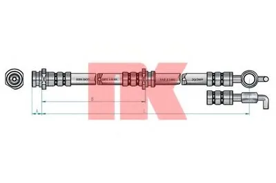 Тормозной шланг NK купить