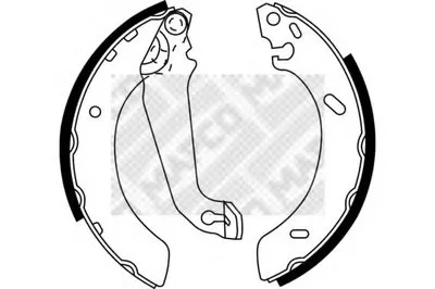 Комплект тормозных колодок MAPCO купить