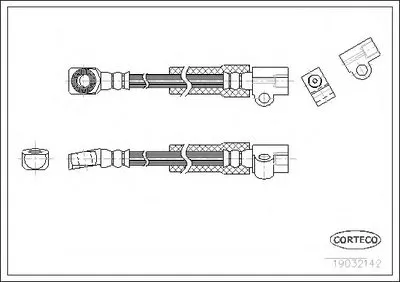 Тормозной шланг CORTECO купить