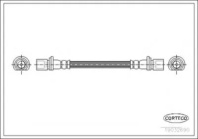 Тормозной шланг CORTECO купить