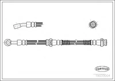 Тормозной шланг CORTECO купить