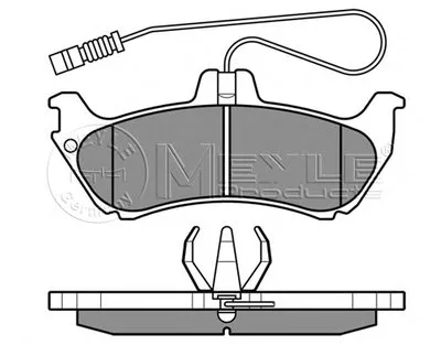 Комплект тормозных колодок, дисковый тормоз MEYLE купить