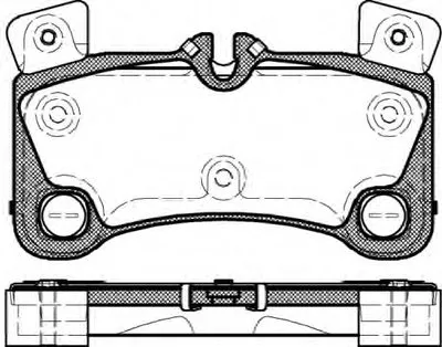 Комплект тормозных колодок, дисковый тормоз REMSA купить