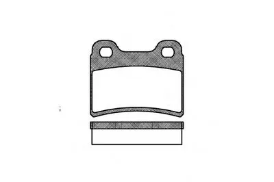 Комплект тормозных колодок, дисковый тормоз REMSA купить