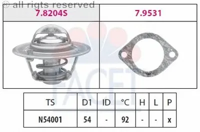 Термостат, охлаждающая жидкость FACET купить
