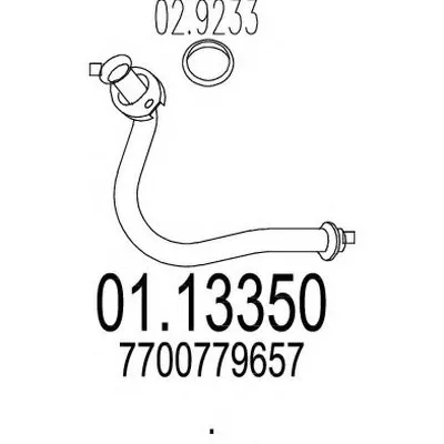 Труба выхлопного газа MTS купить