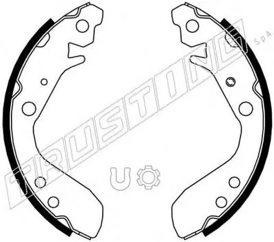 Комплект тормозных колодок TRUSTING купить