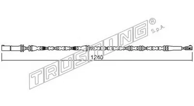 Сигнализатор, износ тормозных колодок TRUSTING купить